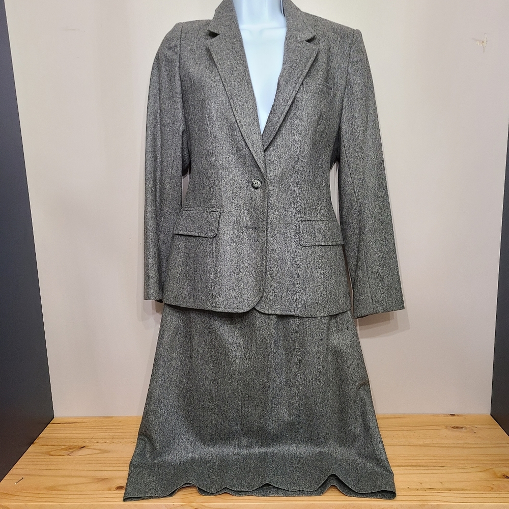Vintage Classica by Evan Picone Wool Suit Set Size 8